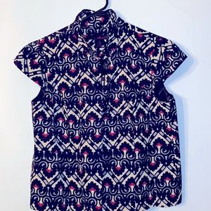 Willi Smith Cap Sleeved Cropped Jacket